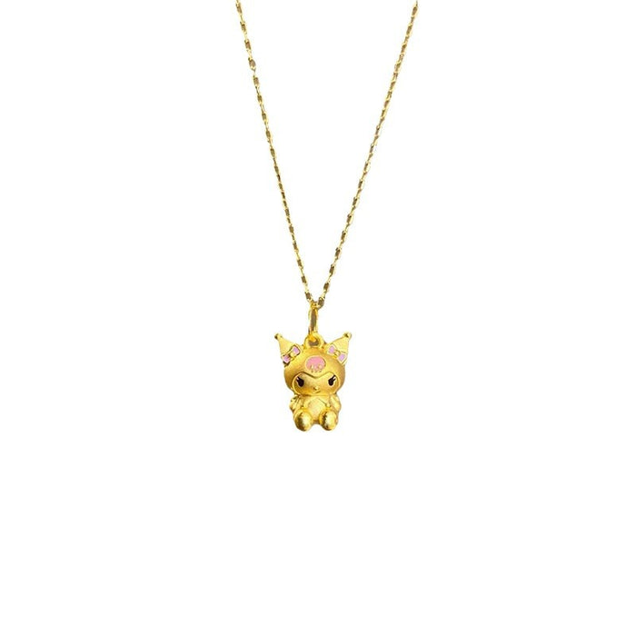 Wholesale  cartoon doll necklace  student clavicle chain female