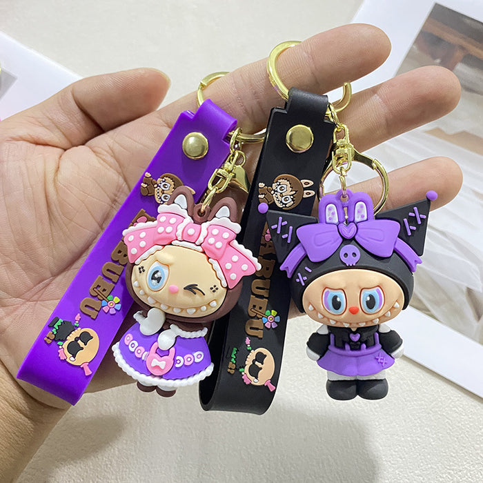 Wholesale Cute PVC 3D Cartoon Pendant Keychains