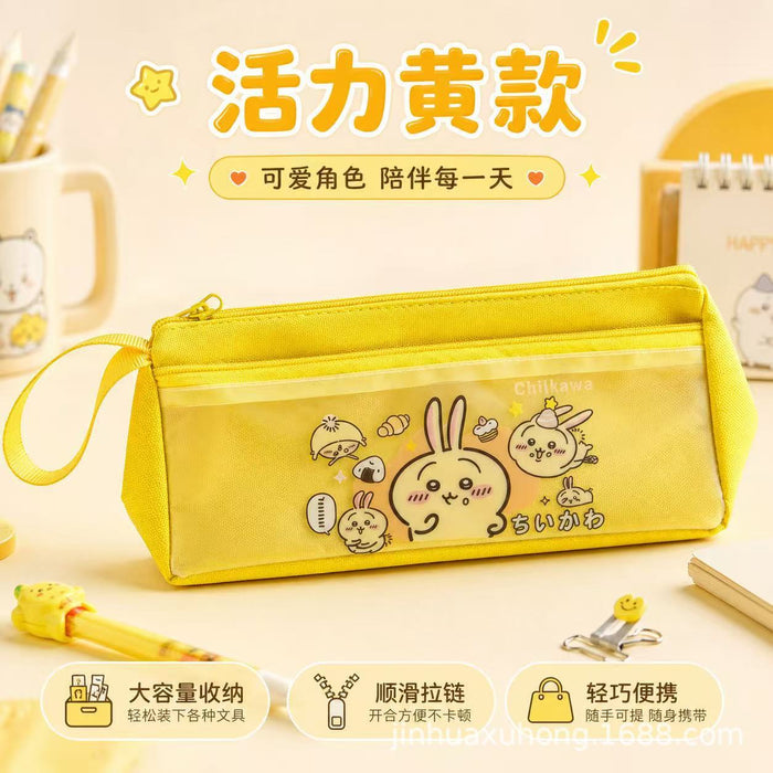 Wholesale Cute Cartoon Pencil Case for Girls Oxford Cloth Large Capacity School Supply Gift