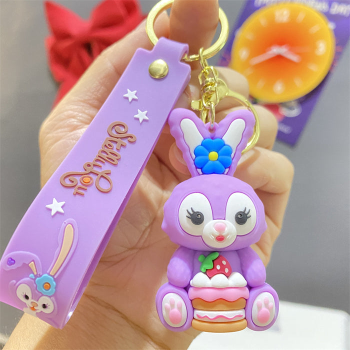 Wholesale PVC cartoon doll keychain JDC-KC-WuYi283