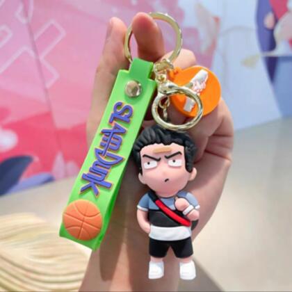 Wholesale Cartoon Doll Silicone Keychain JDC-KC-HongSheng009