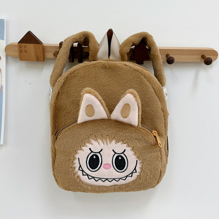 Wholesale Cartoon Children' s Plush Cute Cartoon Shoulder Bags