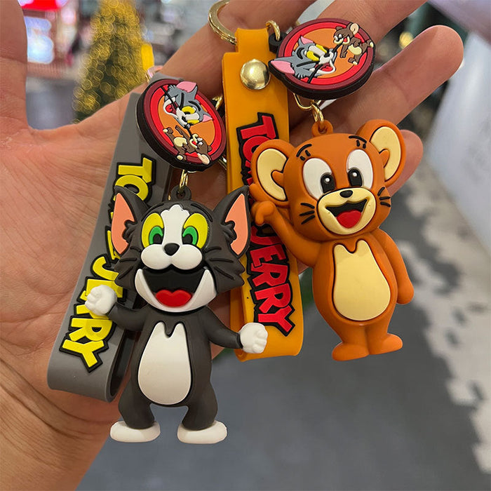 Wholesale Keychains PVC Hardware Cute Cartoon (M) JDC-KC-MiaoY044