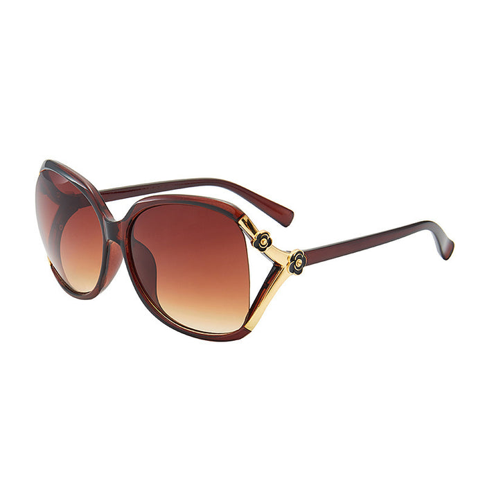 Wholesale Women's Sunglasses Camellia Hollow Dot Lacquer Rose
