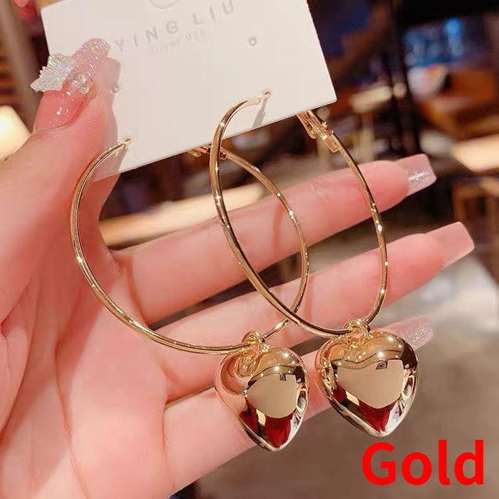 Wholesale Earrings Metal Hearts JDC-ES-KaiS001