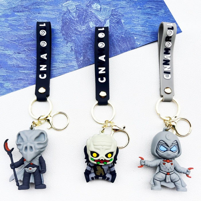 Wholesale PVC Cartoon Doll Keychain JDC-KC-WuYi171