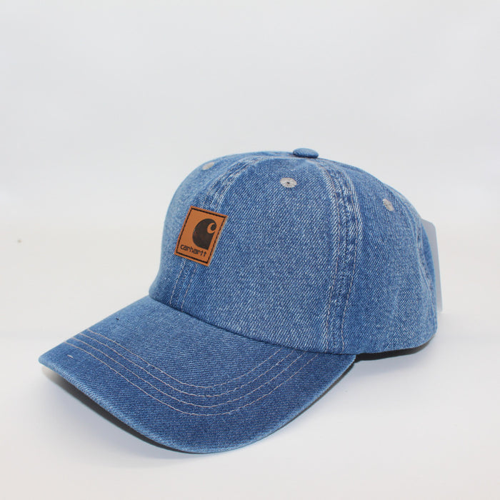 Wholesale Washed Distressed Soft Top Leather Label Curved Brim Baseball Cap JDC-FH-QingCL004