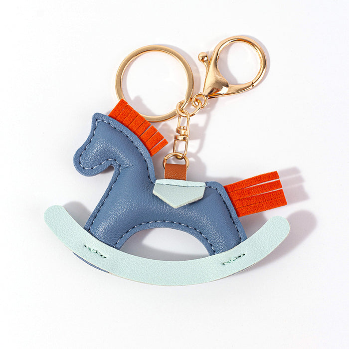 Wholesale Leather Pony Decorative Keychain JDC-KC-QianC002