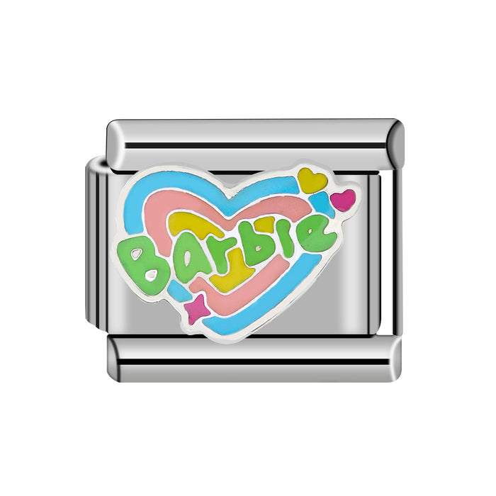 Wholesale Princess embroidered steel  super cute module youth bracelet