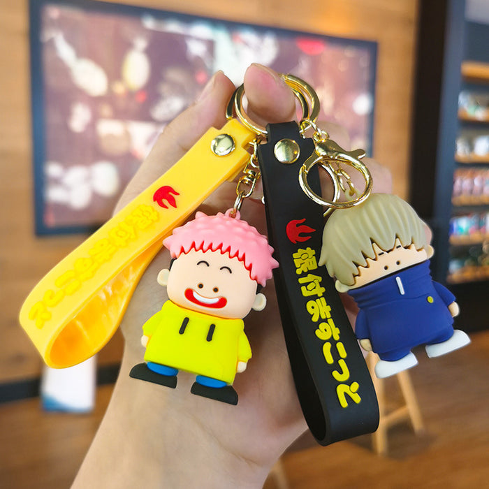 Wholesale Rubber Cartoon Three-dimensional Keychain JDC-KC-Tingm051