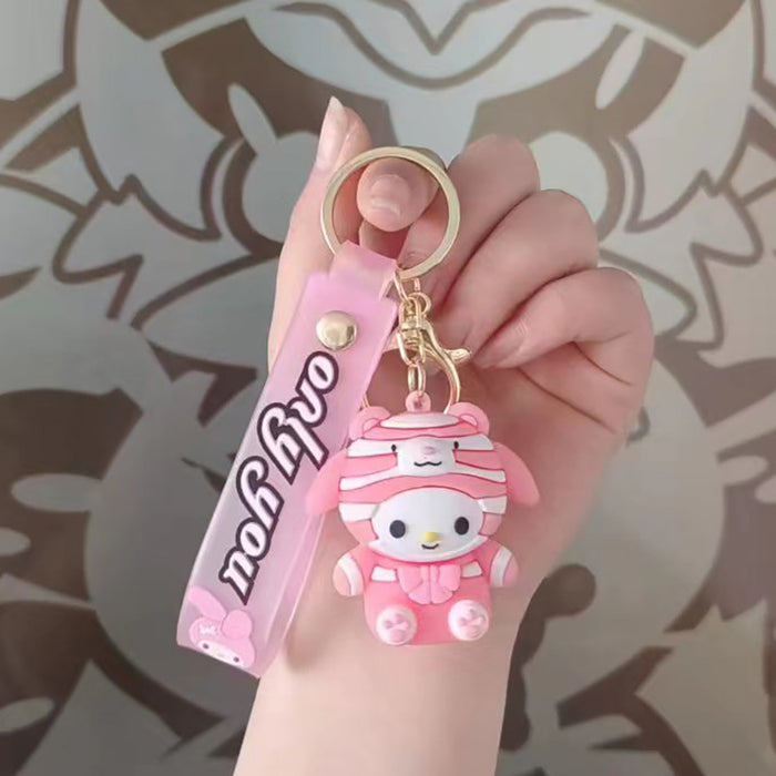 Wholesale Cartoon Silicone Doll Keychain JDC-KC-HaoXi020