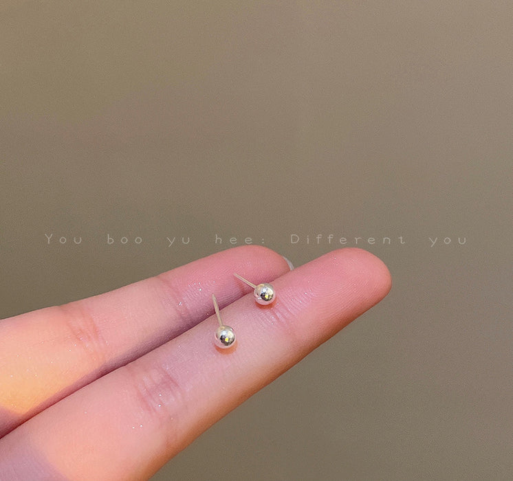 Wholesale Sterling silver needle small earrings for women, high-end, no-removal ear bone ear stick earrings