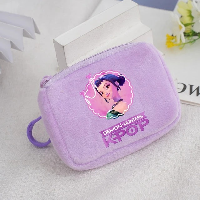 Wholesale KPop Devil Hunter Animal Coin Purse Cute Nylon Portable Wallet Casual Everyday Gift