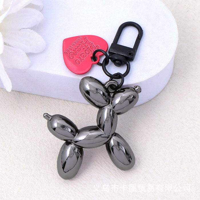 Wholesale Love Balloon Keychain Pendant Couple Keychain Bag Pendant Acrylic Jewelry Accessories
