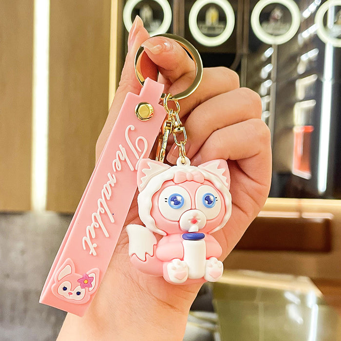 Wholesale Cartoon Doll Silicone Keychain JDC-KC-Benxin039