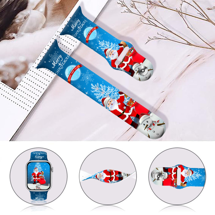 Wholesale Printed Silicone Watch Strap JDC-WD-NuoQi018