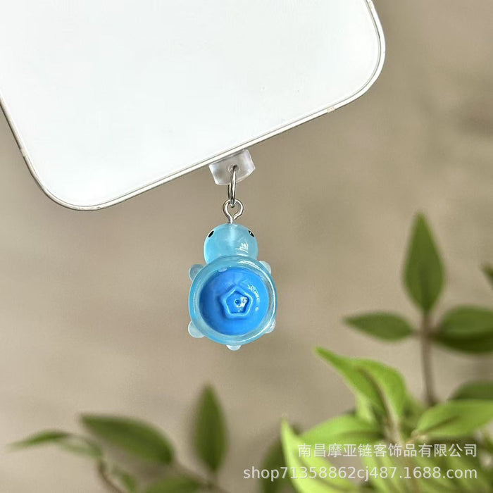 Wholesale 4pcs/ set Vegetable and fruit glow-in-the-dark turtle Mobile Phone Stands