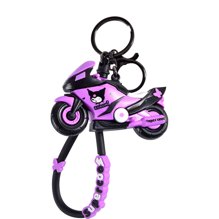 Wholesale Silicone Cartoon Motorcycle Keychain (S)JDC-KC-JiShi006