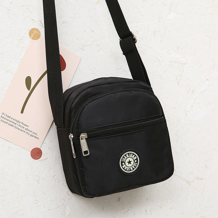 Wholesale Classic floral fabric shoulder bag, small square bag, Oxford fabric phone bag, diagonal cross bag, night market women's bag