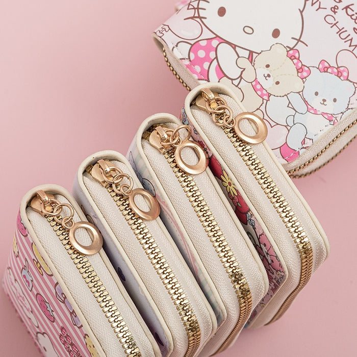 Wholesale Cartoon Girls'  Bank Card Coin Purse Wallet