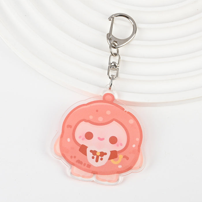 Wholesale Cute Cartoon Acrylic Keychain JDC-KC-XBK005