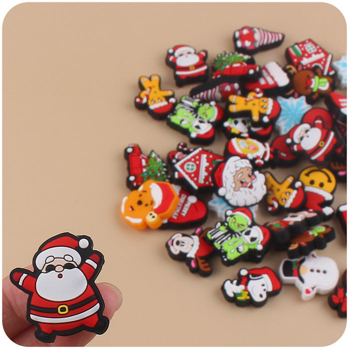 Wholesale Christmas Silicone Cartoon Focal Beads JDC-BDS-JZC011