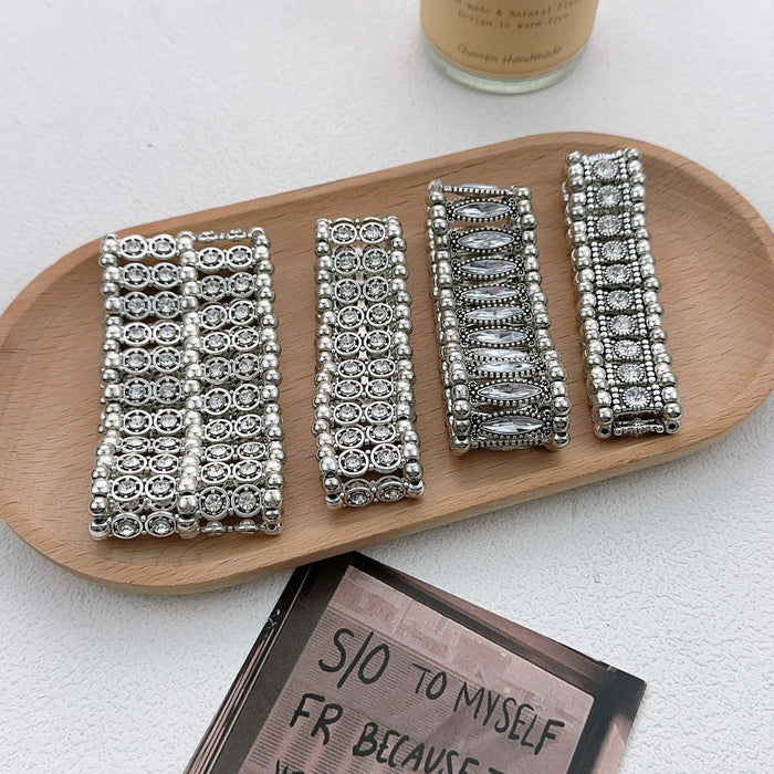 Wholesale  Y2K Water Diamond Wide Edition Bracelet