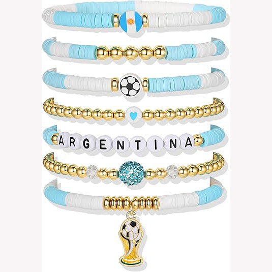 Wholesale 2pcs World Cup Bracelets from Various Countries