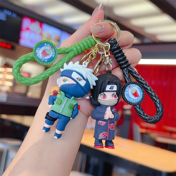 Wholesale  PVC Cartoon Couple Keychain