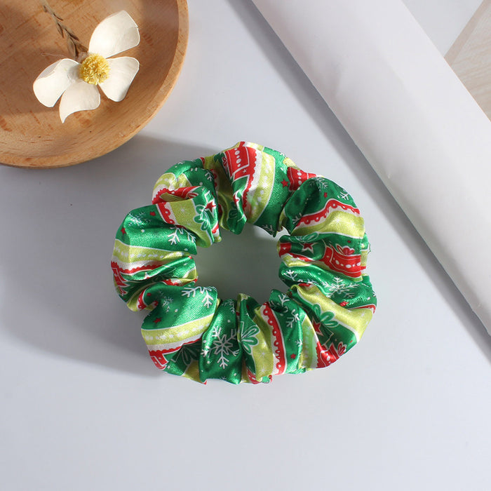 Wholesale Christmas Plush Hair Scrunchies JDC-HS-Heqin003