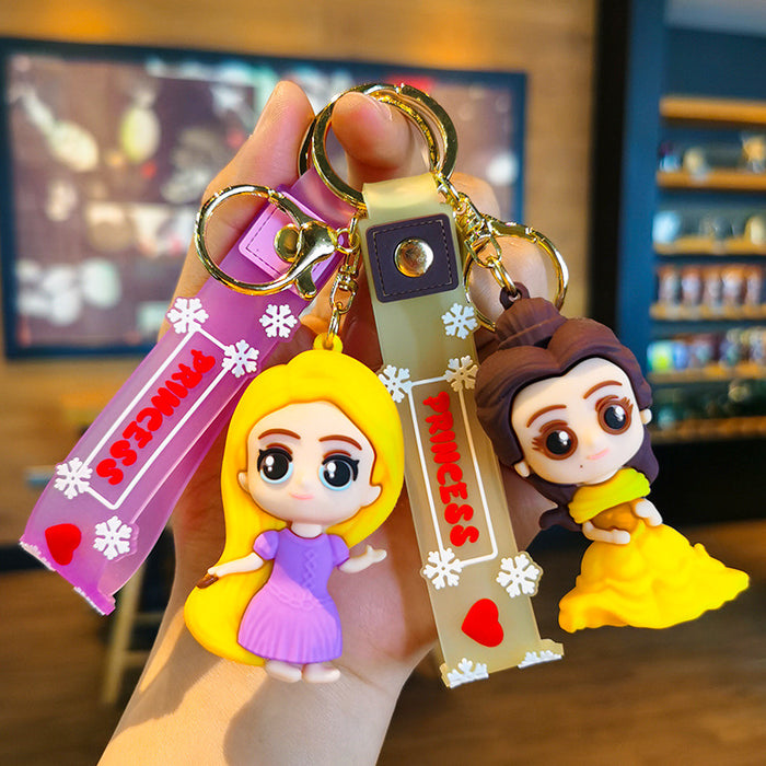 Wholesale Rubber Cartoon Doll Three-dimensional Keychain JDC-KC-Tingm104