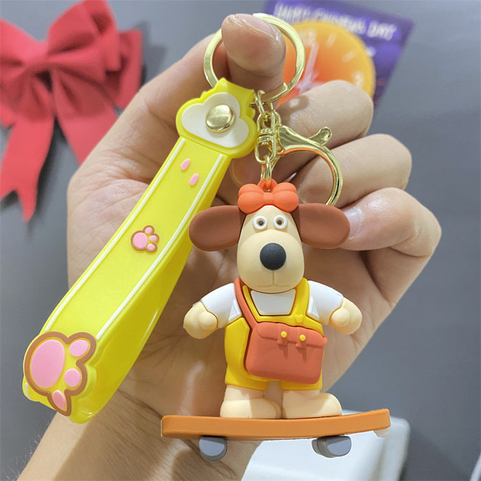 Wholesale PVC Cartoon Doll Keychain JDC-KC-WuYi087