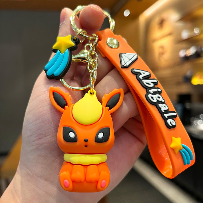 Wholesale Cartoon Doll Rubber Keychain JDC-KC-Tingm023