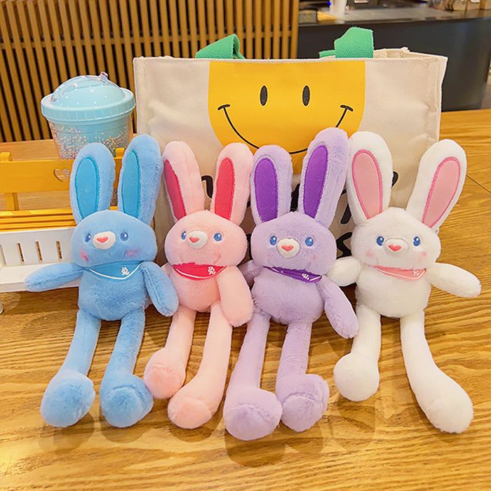 Wholesale Pulling Rabbit Cartoon Cute Plush Keychains JDC-KC-YDao103