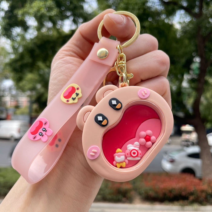 Wholesale Creative Big-Mouth Small Animal Maze Keychain