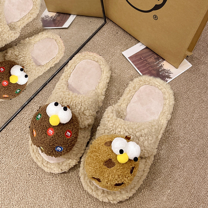 Wholesale Soft Sole Home Anti Slip Cartoon Cotton Slippers JDC-SP-Lians001