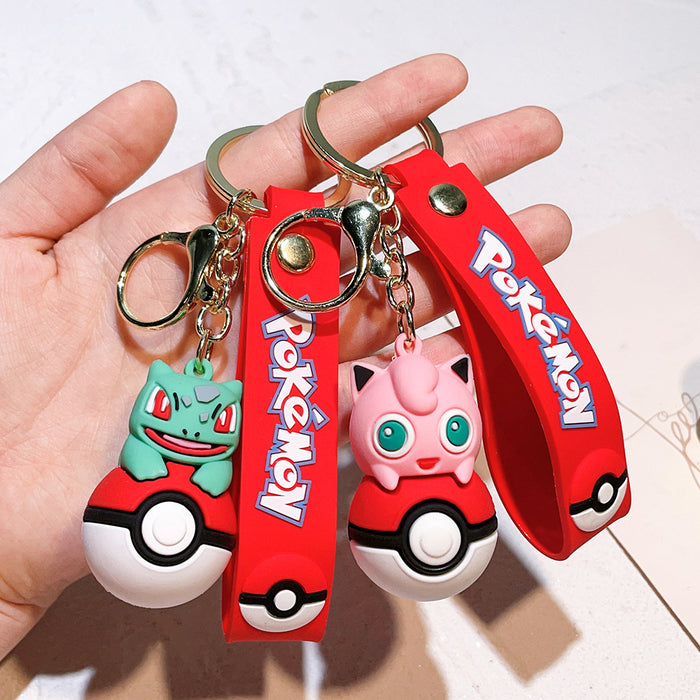 Wholesale Cartoon Silicone Doll Keychain JDC-KC-QiChao017