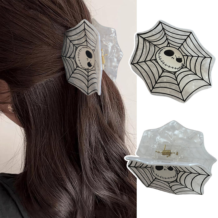 Wholesale  hair clip,   web,  grabbing clip,  funny skeleton,   hair accessory