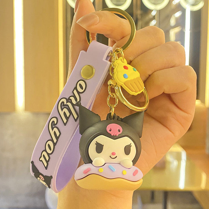 Wholesale Silicone Cartoon Doll Keychain JDC-KC-Benxin013