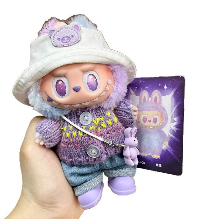 Wholesale Vinyl Doll Clothes Lucky  Clothes Trendy Cool Overalls