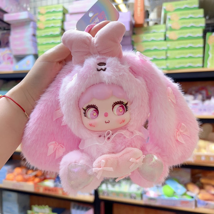 Wholesale 2pcs Cute Rabbit-Ear Plush Doll Accessory Bag Charm Gift