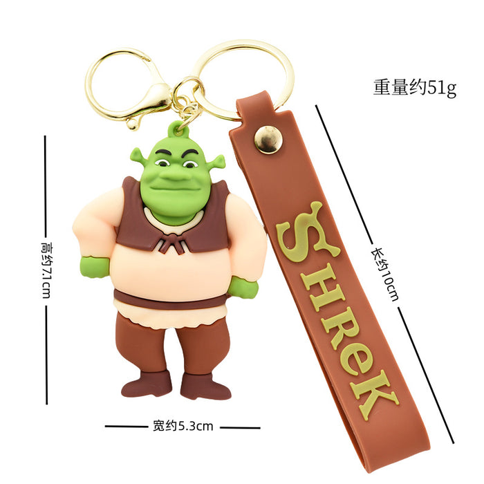 Wholesale New keychain cartoon bag pendant PVC keychain exquisite