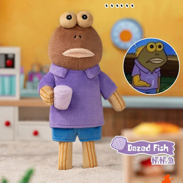 Wholesale Blind Box Funny Plush Doll Passerby Fish Lying Flat Fish Pendant Toy Bag Pendant
