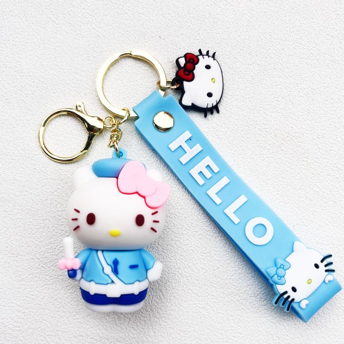 Wholesale PVC Cartoon Coffee Milk Tea Cup Figurine Keychain JDC-KC-WuYi163