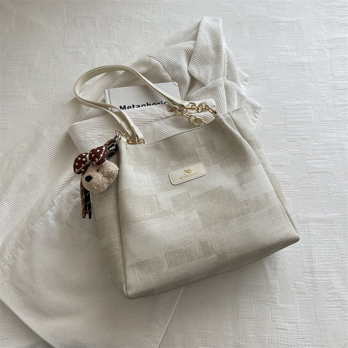 Wholesale Urban Simplicity Tote Bag - Fashion Pu Shoulder Bag for Women Daily Matching Accessory