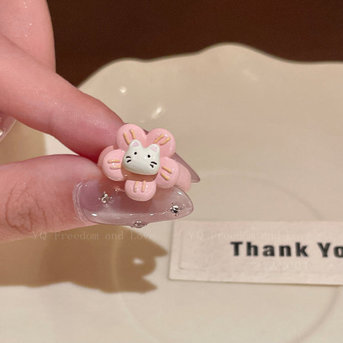 Wholesale Cartoon Cute 3D Finger Ring Versatile Fashion Open Ring