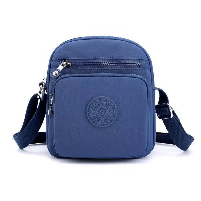 Wholesale Women' s canvas bag portable ladies messenger bag Oxford cloth casual shoulder bag vertical small bag