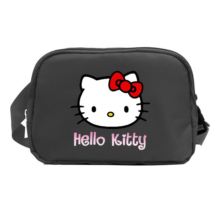 Wholesale Cat Cartoon Waterproof Sports Chest Bag  Versatile Crossbody Bag for Running with Phone Shoulder Bags