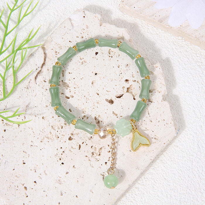 Wholesale Bamboo bracelet high bracelet peace buckle jade gourd bracelet jewelry