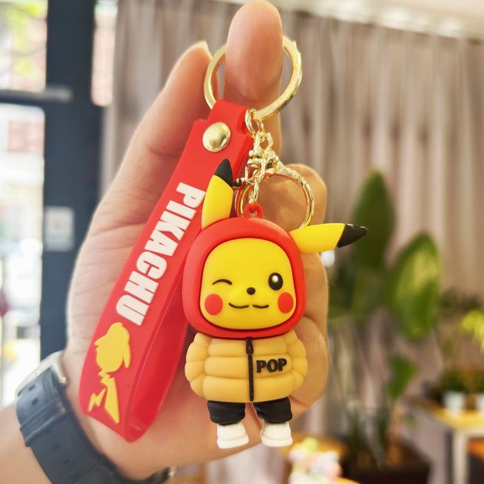 Wholesale PVC Cartoon Doll Keychain JDC-KC-WuYi218